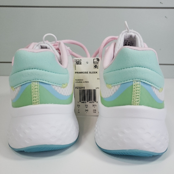 Adidas Primrose Sleek White Hazy Sky FZ3215 Running shoes Sneakers Women's Sz 7 - Picture 5 of 11